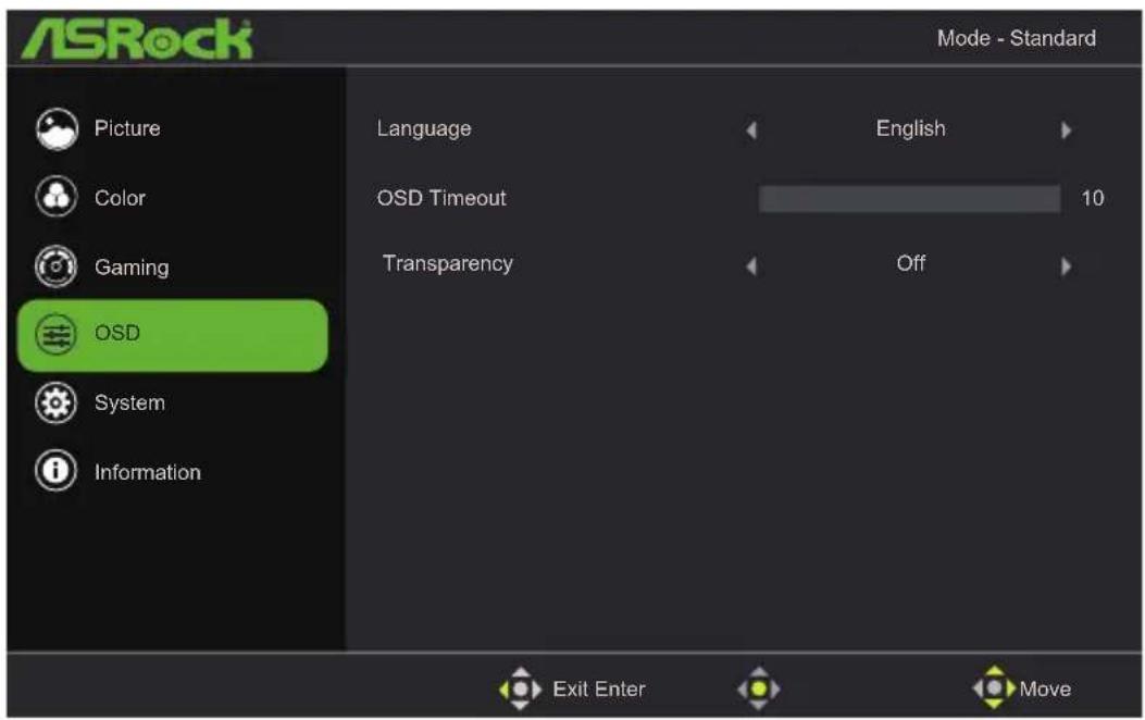 ASROCK CL25FF - Menus OSD - 4