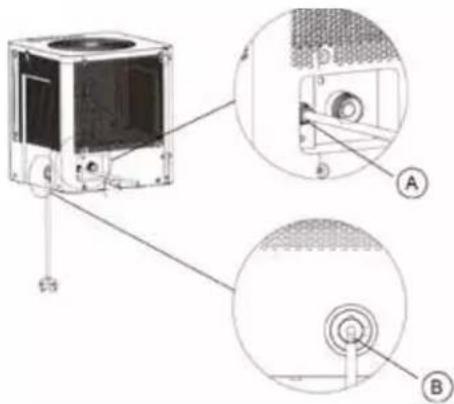 QLIMA D 720 Cube - Vidange de la pompe (sur certains modèles) - 2