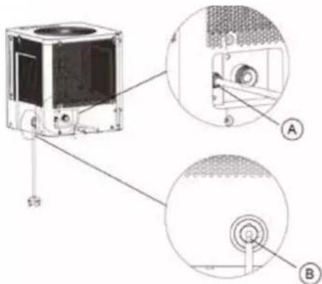 QLIMA D 720 Cube - Pumpenentleerung (bei einigen Modellen) - 2