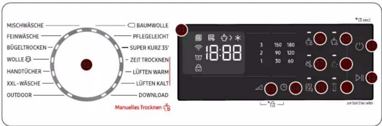 MISCHWÄSCHE FAINWÄSCHE BÜGELTROCKEN WOLLE HANDTÜCHER XXL-WÄSCHE OUTDOOR BAUMWOLLE PFLEGELEICHT SUPER KURZ 35' ZEIT TROCKNEN LÜFTEN WARM LÜFTEN KALT DOWNLOAD Manuelles Trocknen 18:88 3 150 180 2 90 120 1 30 60 3 14 05 *(3 sec) 3 14 05 3 14 05 3 14 05 3 14 05 3 14 05 3 14 05 3 14 05 3 14 05 3 14 05 3 14 05 3 14 05 3 14 05 3 14 05 3 12 05 3 12 05 3 12 05 3 12 05 3 12 05 3 12 05 3 12 05 3 12 05 3 12 05 3 12 05 3 12 05 3 12 05 3 12 05