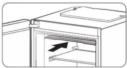 SAMSUNG RZ32C76CE39 - Het deksel van de bovenste plank openen (alleen bepaalde modellen) - 2