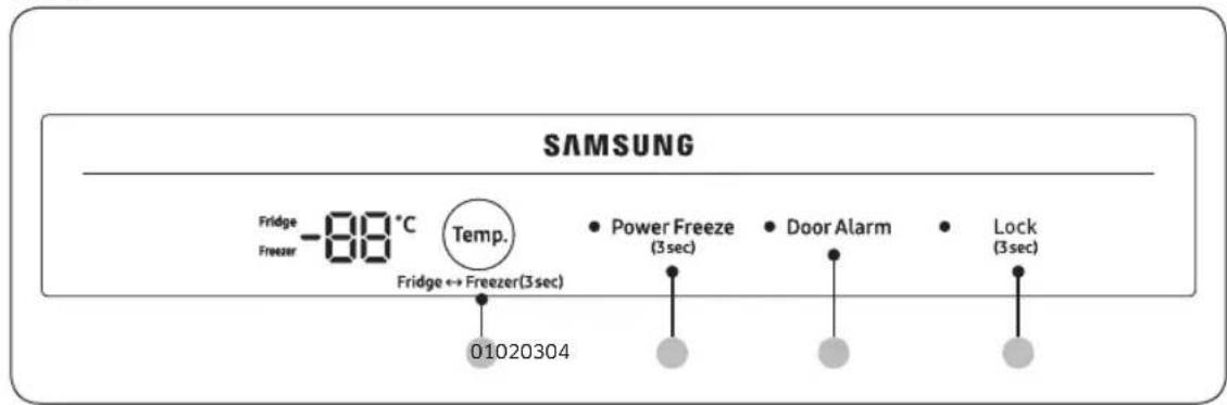 SAMSUNG RZ32C76CE39 - Funktionsbereich - 1