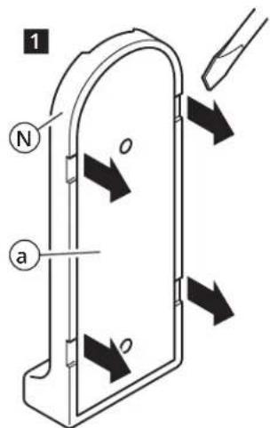 Fuave Reykjavik 900 - To secure the wall mount: - 1
