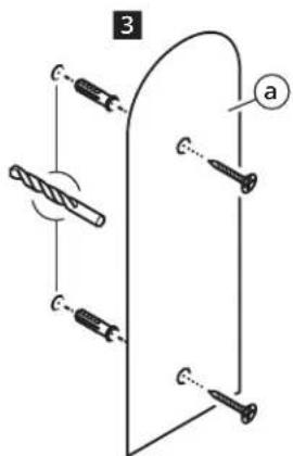 Fuave Reykjavik 900 - To secure the wall mount: - 3