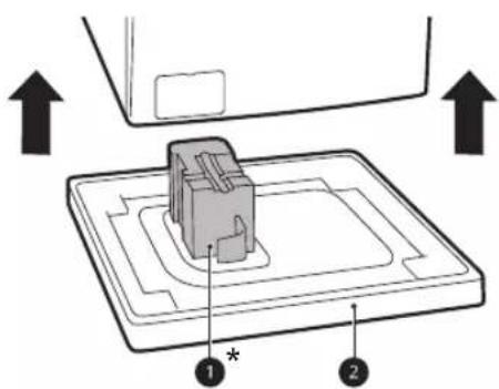LG GC3R709S1A - Het apparaat optillen van de schuimbasis - 1