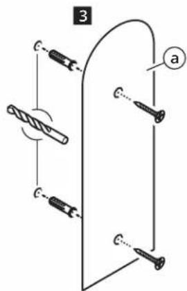 Fuave Reykjavik 700 - To secure the wall mount: - 3
