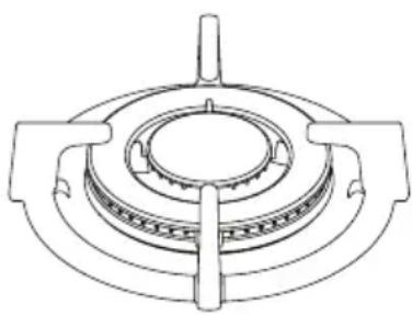 CANDY CHG93WPX MAR - Wok Burner \* - 1