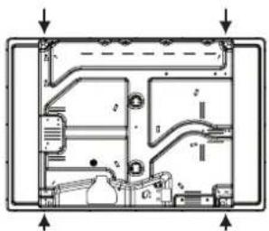 HOTPOINT PC 640 T (AV) R /HA - Schéma de fixation des crochets - 3