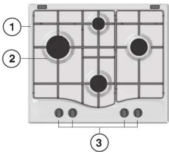 HOTPOINT PC 640 T (AV) R /HA - Geräteansicht - 1