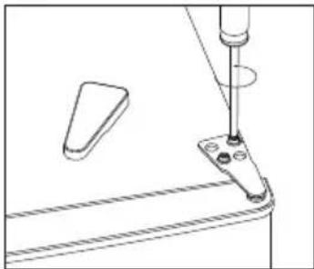 DOMO DO91203F - INVERSIONE DELL'APERTURA DELLO SPORTELLO - 2