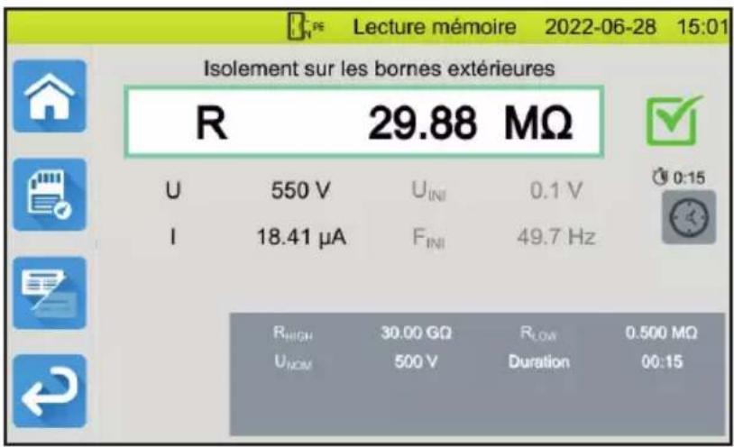 CHAUVIN ARNOUX CA 6161 - RELECTURE DES ENREGISTREMENTS - 2