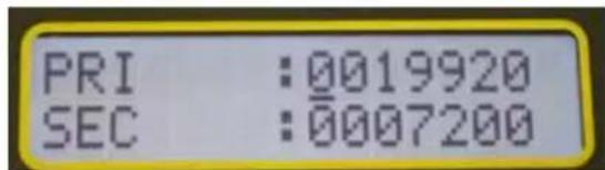 CHAUVIN ARNOUX DTR 8510 - Pour configurer les paramètres de plaque signalétique, procéder de la manière suivante : - 5