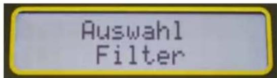 CHAUVIN ARNOUX DTR 8510 - AUSWAHL FILTER - 1