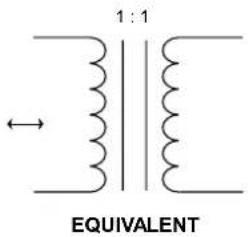 CHAUVIN ARNOUX DTR 8510 - TEST DE RAPPORT - 1:1 - 2