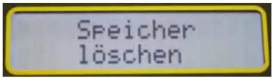 CHAUVIN ARNOUX DTR 8510 - SPEICHER LÖSCHEN - 1