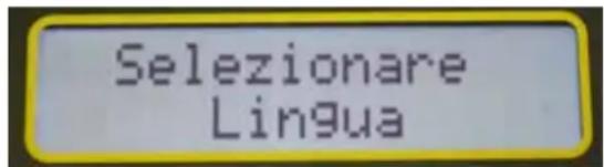 CHAUVIN ARNOUX DTR 8510 - SELEZIONE DELLA LINGUA - 1
