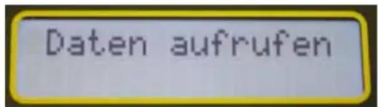 CHAUVIN ARNOUX DTR 8510 - DATEN AUFRUFEN - 1