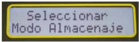 CHAUVIN ARNOUX DTR 8510 - SELECCIONAR MODO REGISTRO - 1