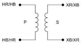 CHAUVIN ARNOUX DTR 8510 - CONNECTION DIAGRAMS - 1