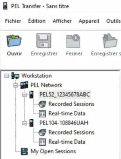CHAUVIN ARNOUX PEL51 - CONNECTING THE DEVICE TO THE PC - 1