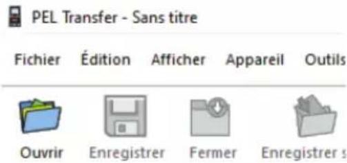 CHAUVIN ARNOUX PEL51 - AANSLUITING VAN HET APPARAAT OP DE PC - 1