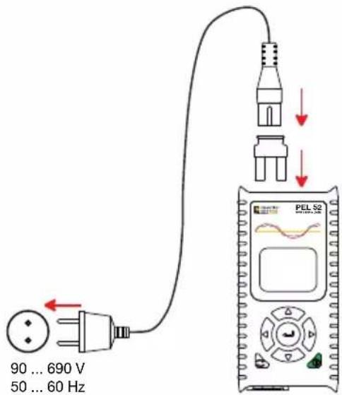 CHAUVIN ARNOUX PEL52 - LADDNING AV BATTERI - 1