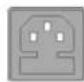 METRIX AX 1360P - Power cord/fuse socket - 1