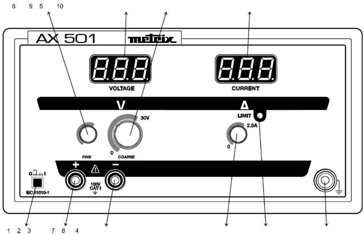 METRIX AX0503F - FUENTES DE ALIMENTACIÓN ESTABILIZADAS - 1