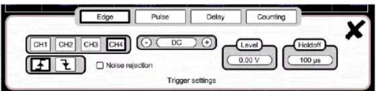 METRIX OX 9302 - Réglage du Trigger - 1