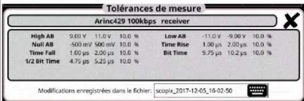 METRIX OX 9302 - Tolérances de mesure - 1