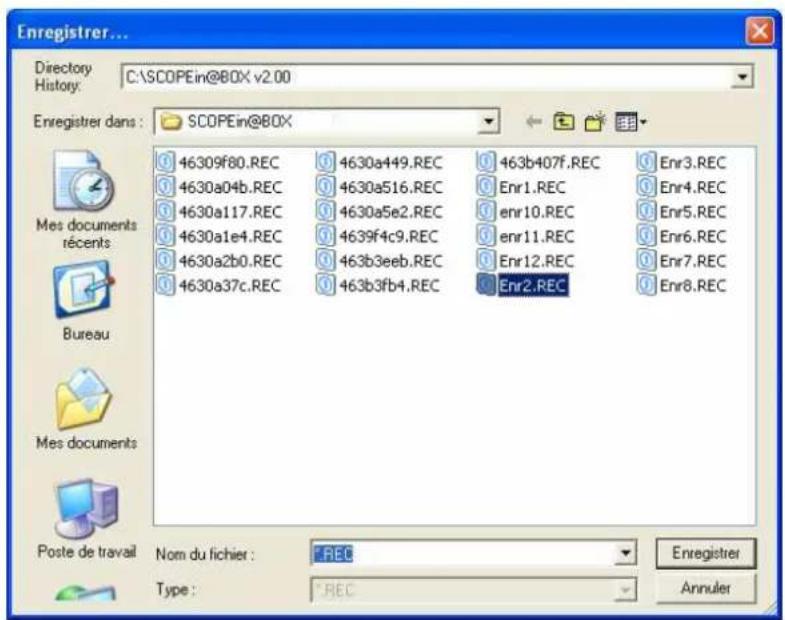 METRIX LX1600 - Sauvegarde (.rec) - 1