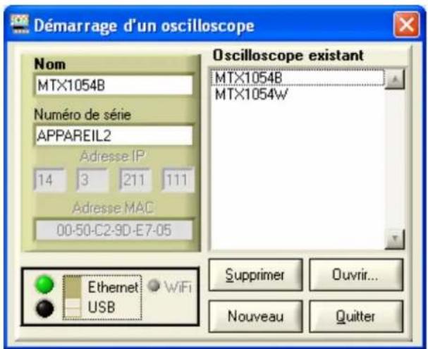 METRIX LX1600 - Instrument « Oscilloscope » (suite) - 4