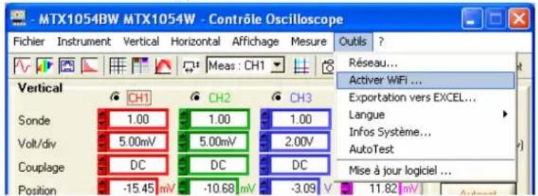 METRIX LX1600 - Instrument « Oscilloscope » (suite) - 2