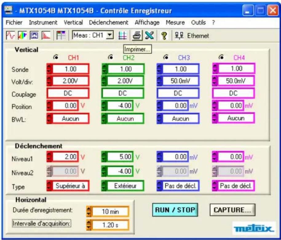 METRIX LX1600 - Utilisation d'une imprimante - 1