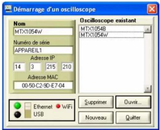 METRIX LX1600 - Instrument « Oscilloscope » (suite) - 2