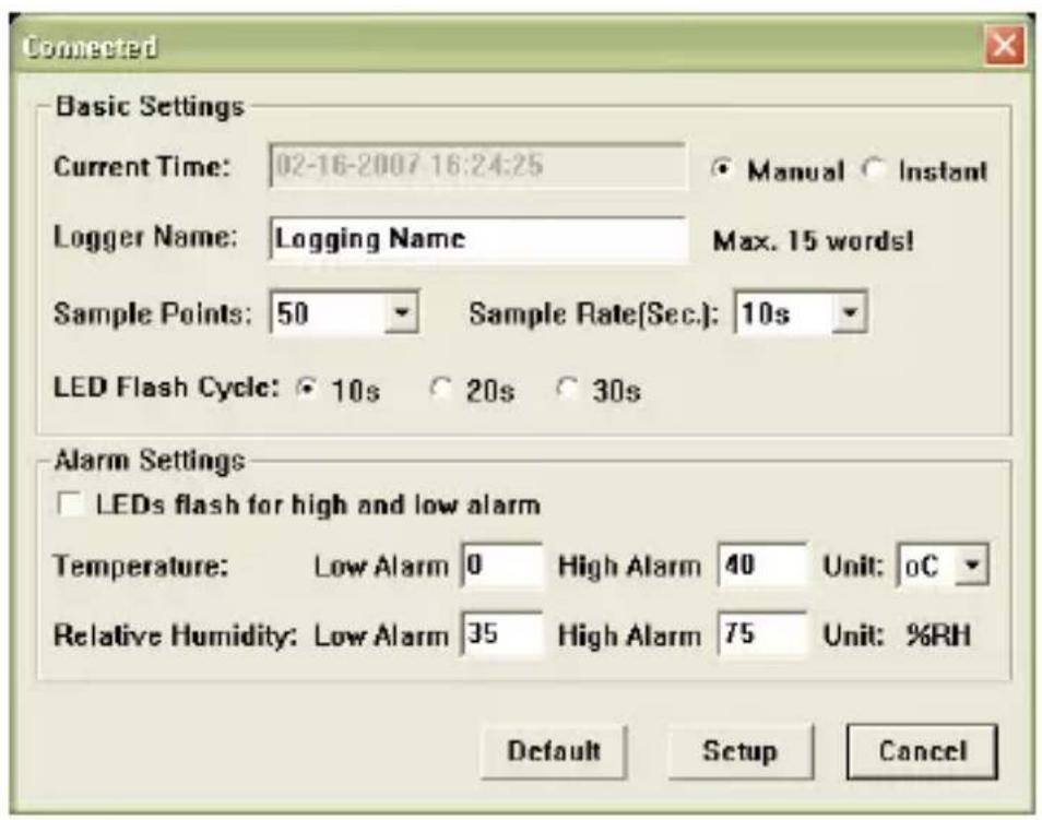 MULTIMETRIX DL53 - LOGGER SETUP - 1