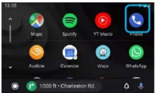 12:32 Maps Spotify YT Music Phone Audible Calendar Waze WhatsApp 1000 ft • Charleston Rd.