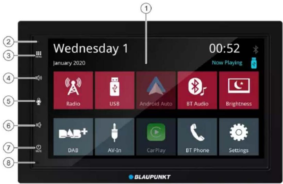 BLAUPUNKT Oslo 600 DAB - Siri®gebruiken - 1
