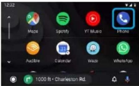 12:32 Maps Spotify YT Music Phone Audible Calendar Waze WhatsApp 1000 ft • Charleston Rd.