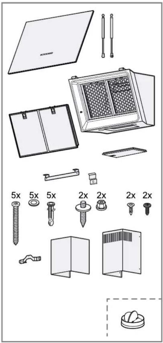 BOSCH DWK81AN60 - Contenu de la livraison - 1