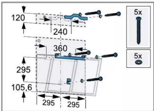 BOSCH DWK81AN60 - Monter la suspension de l'appareil - 2