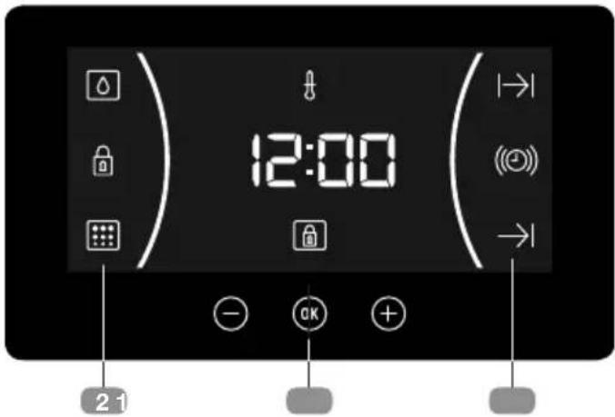 TEKA HLC 8406 - Descripción del reloj electrónico - 1