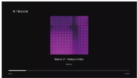 DENON AVC-X6800H - Utilisez le curseur haut/bas pour sélectionner "Jouez maintenant" ou "Jouer & Remplacer la file d'attente", puis appuyez sur ENTER. - 1