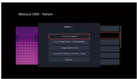 DENON AVC-X6800H - Parcourez la musique sur votre dispositif mémoire USB et sélectionnez une musique à lire. - 2