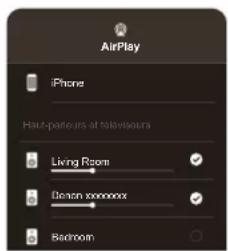 DENON AVC-X6800H - Lisez un morceau depuis votre iPhone, votre iPodtouch ou votre iPad sur plusieurs appareils synchronisés (AirPlay 2) - 3