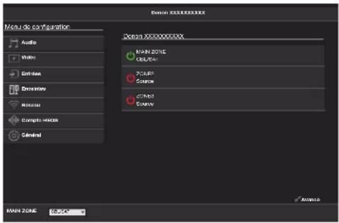 DENON AVC-X6800H - Contrôle de l'appareil à partir d'un contrôle Web - 6