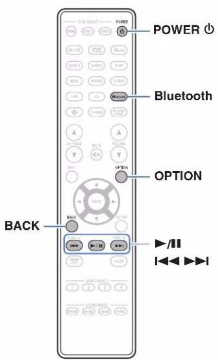 DENON AVC-X6800H - Écouter de la musique sur un périphérique Bluetooth - 1