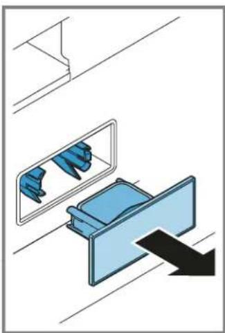 THERMADOR T48BT120NS - Removing the cool-fresh container - 2