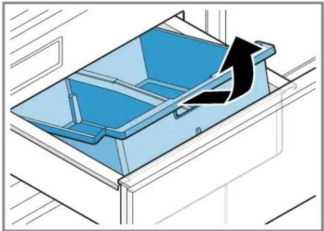 THERMADOR T48BT120NS - Removing the ice storage container - 1
