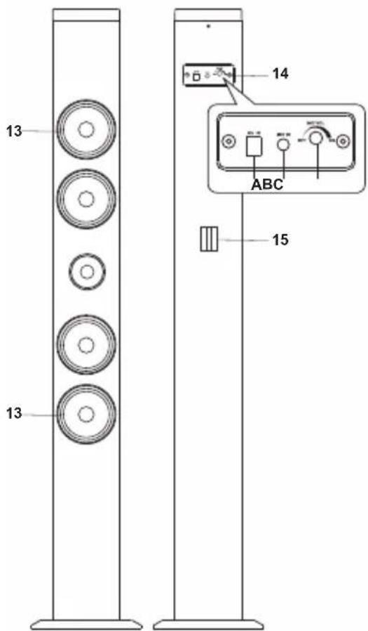 LEXIBOOK BT910 - Painel traseiro - 1